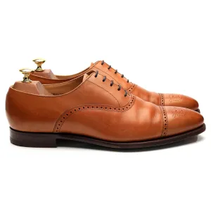 'Malton' Tan Brown Leather Oxford UK 9.5 E