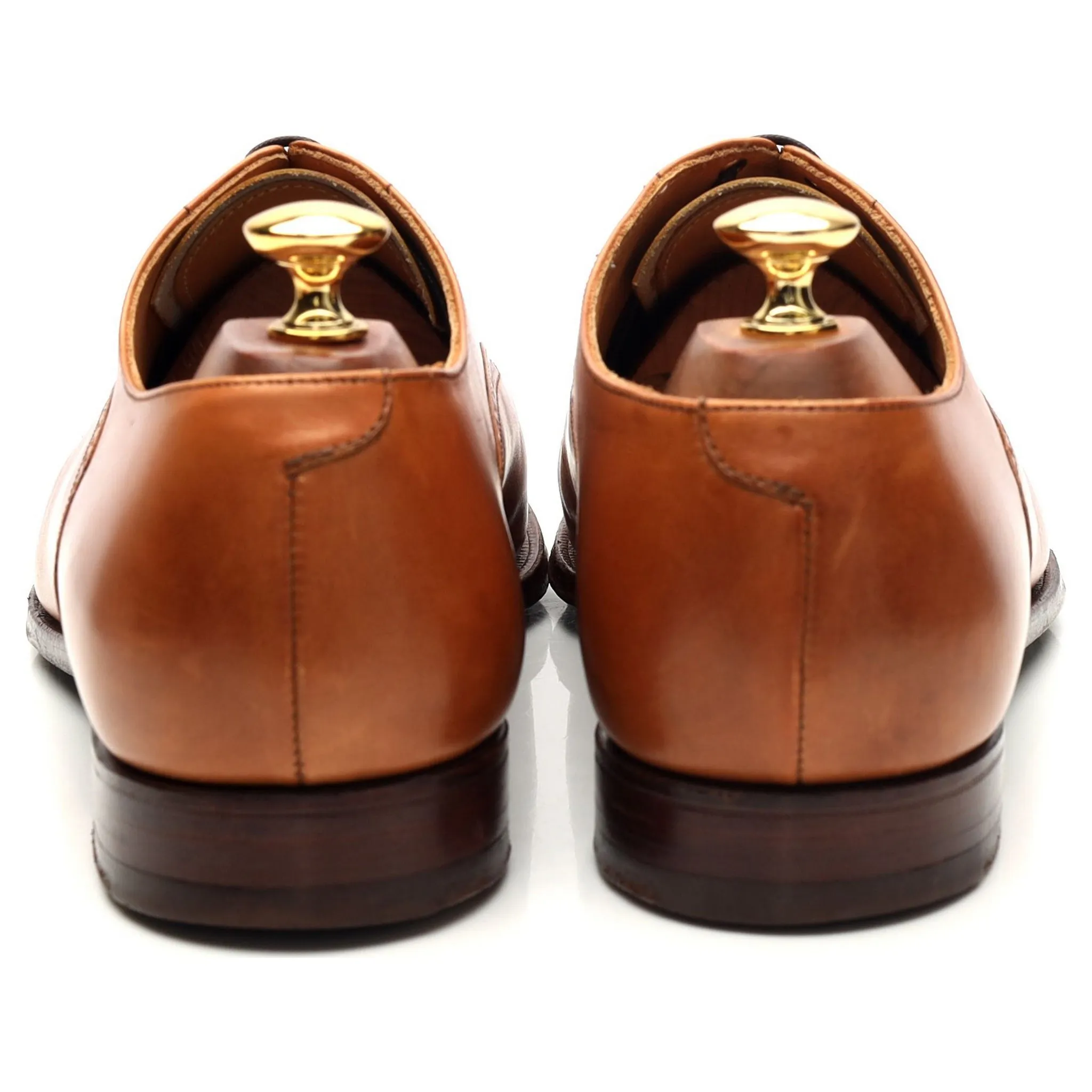'Malton' Tan Brown Leather Oxford UK 9.5 E