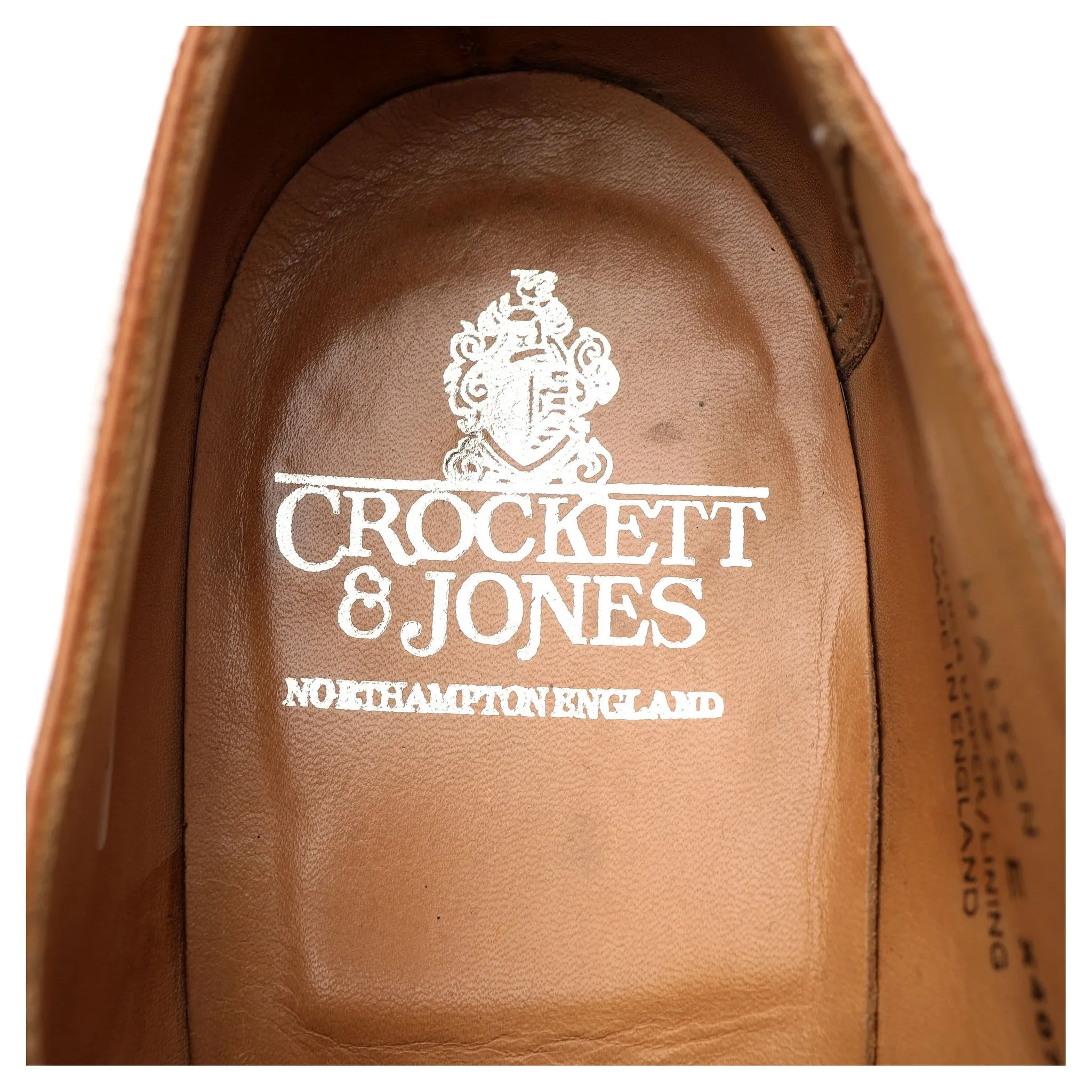 'Malton' Tan Brown Leather Oxford UK 9.5 E