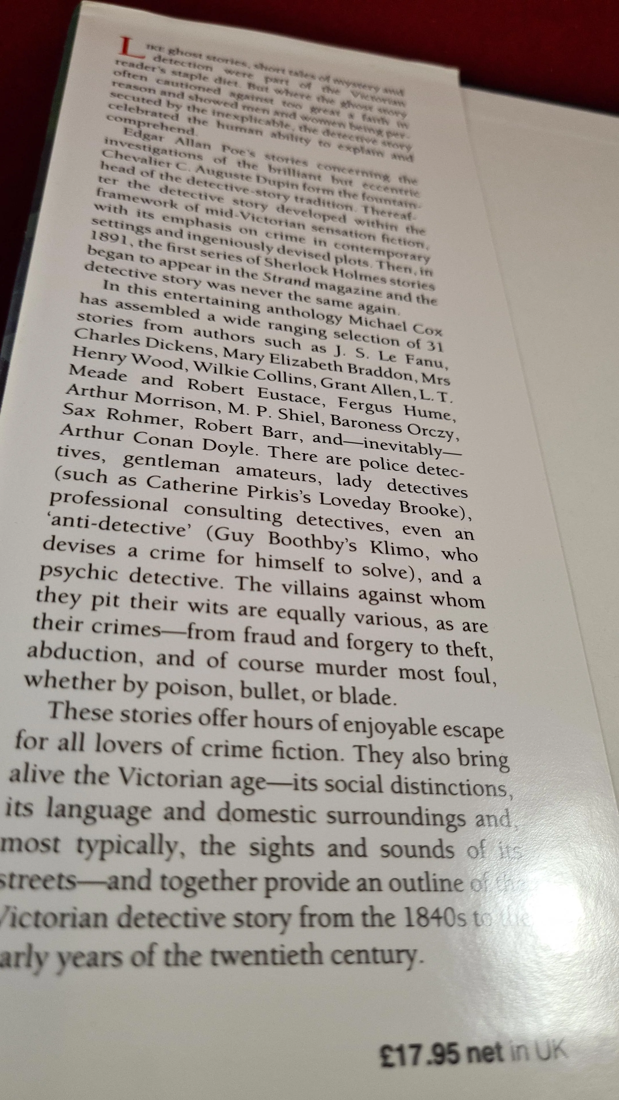 Michael Cox - Victorian Tales of Mystery & Detection, Oxford University Press, 1992