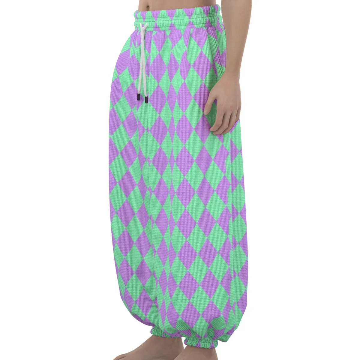 Minty Lavender Jester Clown Pants