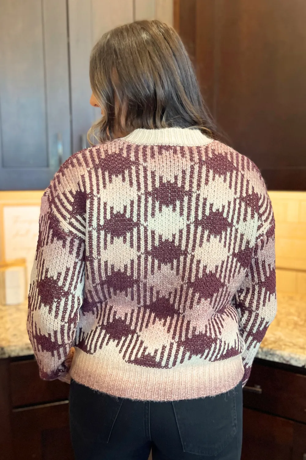 Multi Color Plaid Sweater