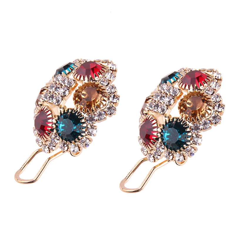 Multi-color round earring