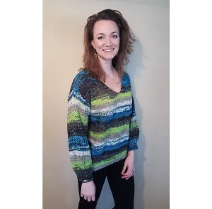 Multi Color Striped Sweater