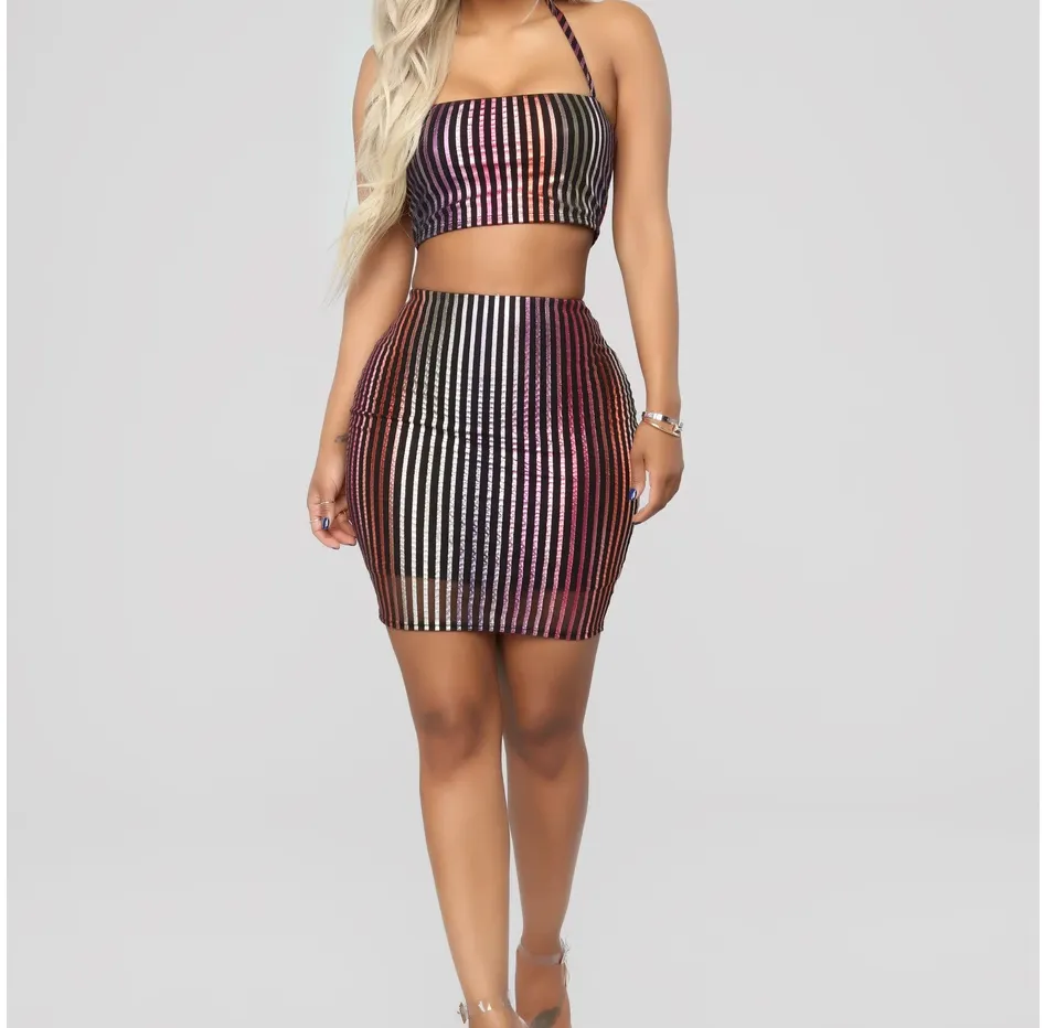 Multi-Color Two Piece
