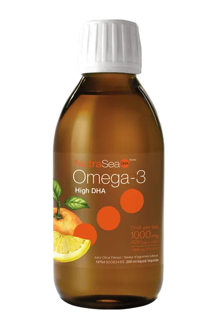 NutraSea DHA Omega-3 Citrus 1000 mg 200 ml