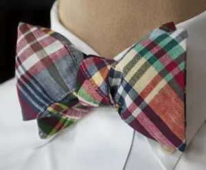 Patch Madras Classic Plaid Bow Tie