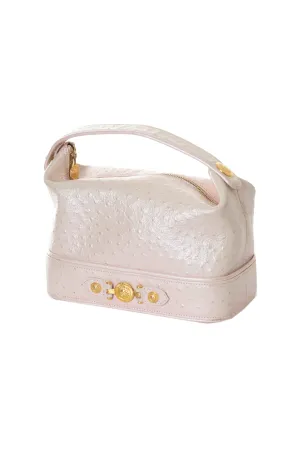 Pink Ostrich Bag