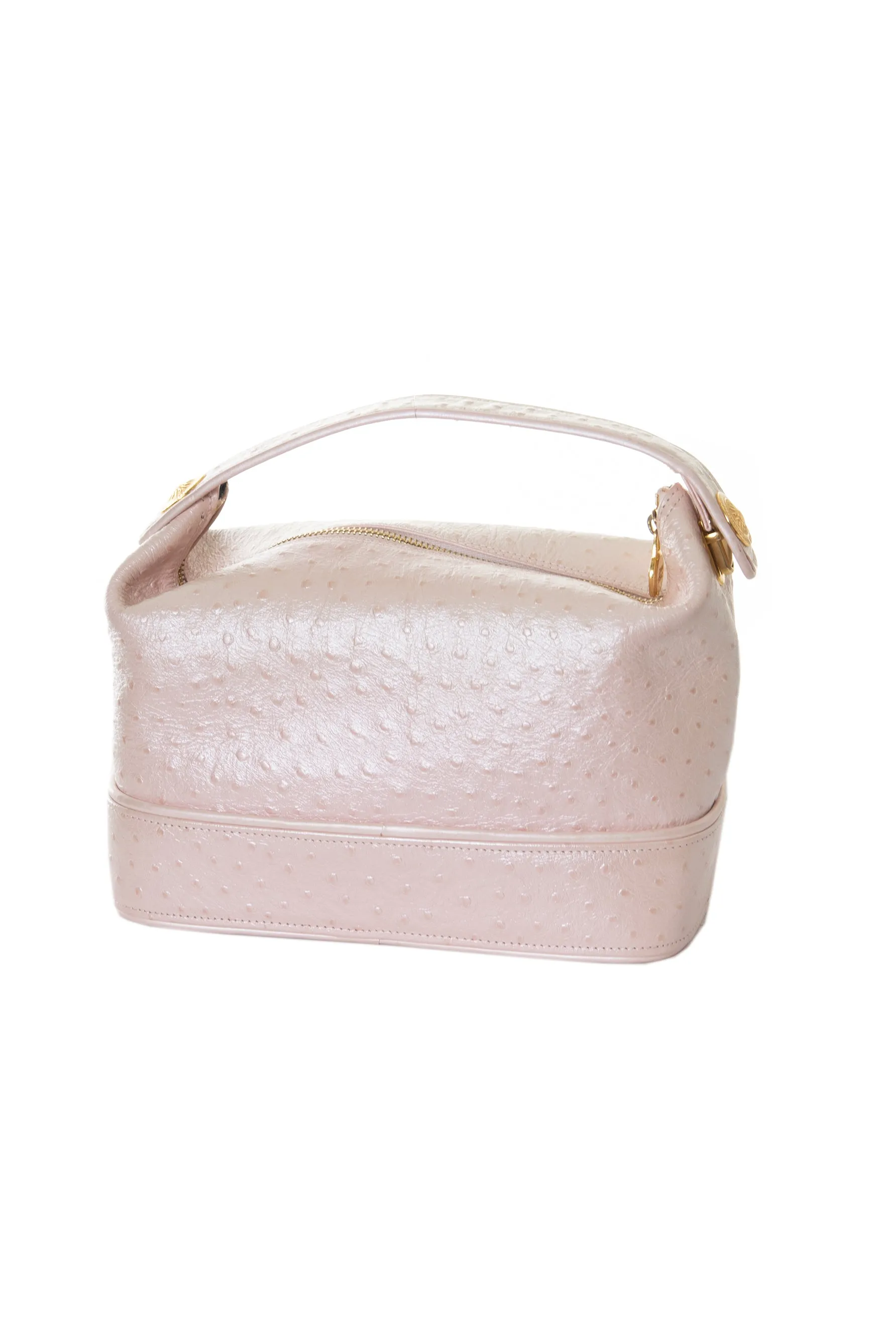 Pink Ostrich Bag