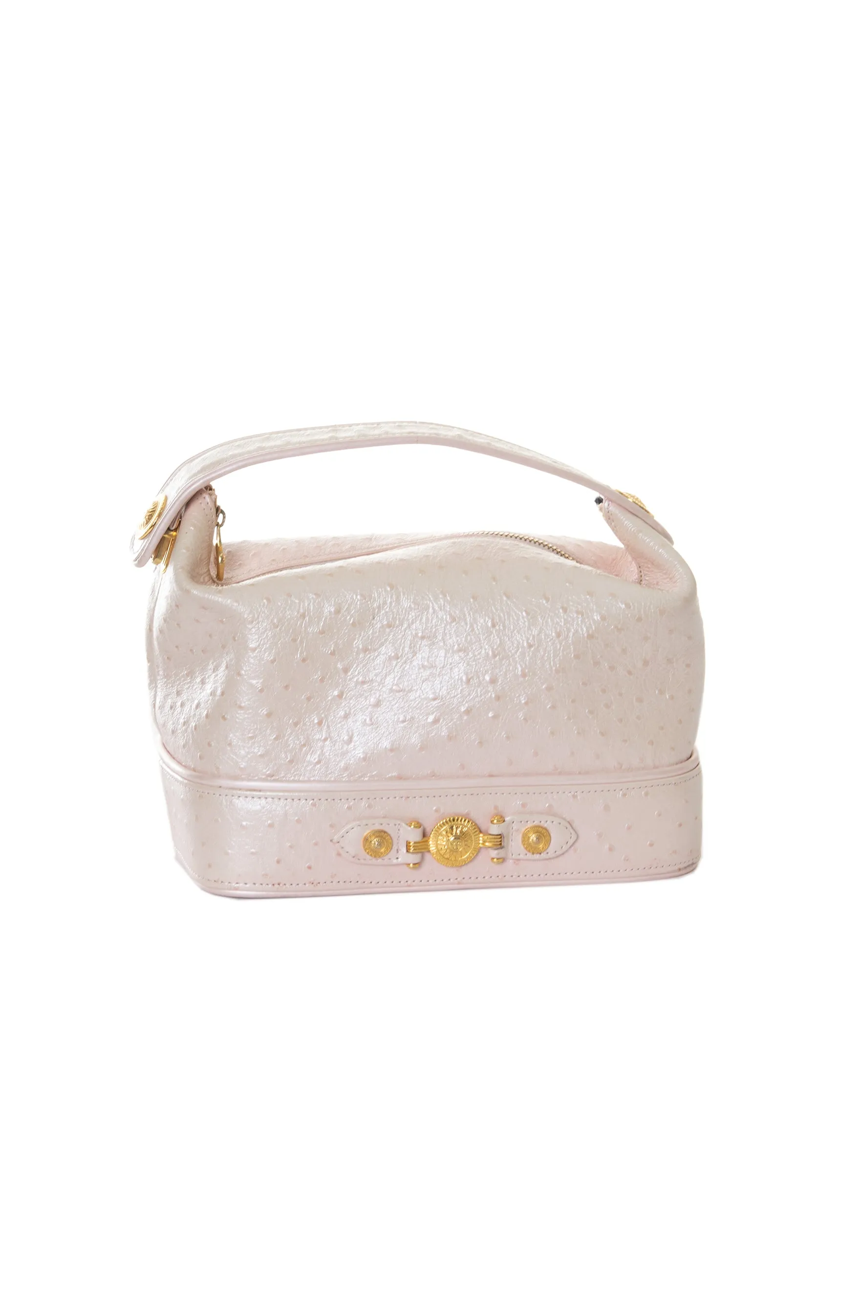 Pink Ostrich Bag