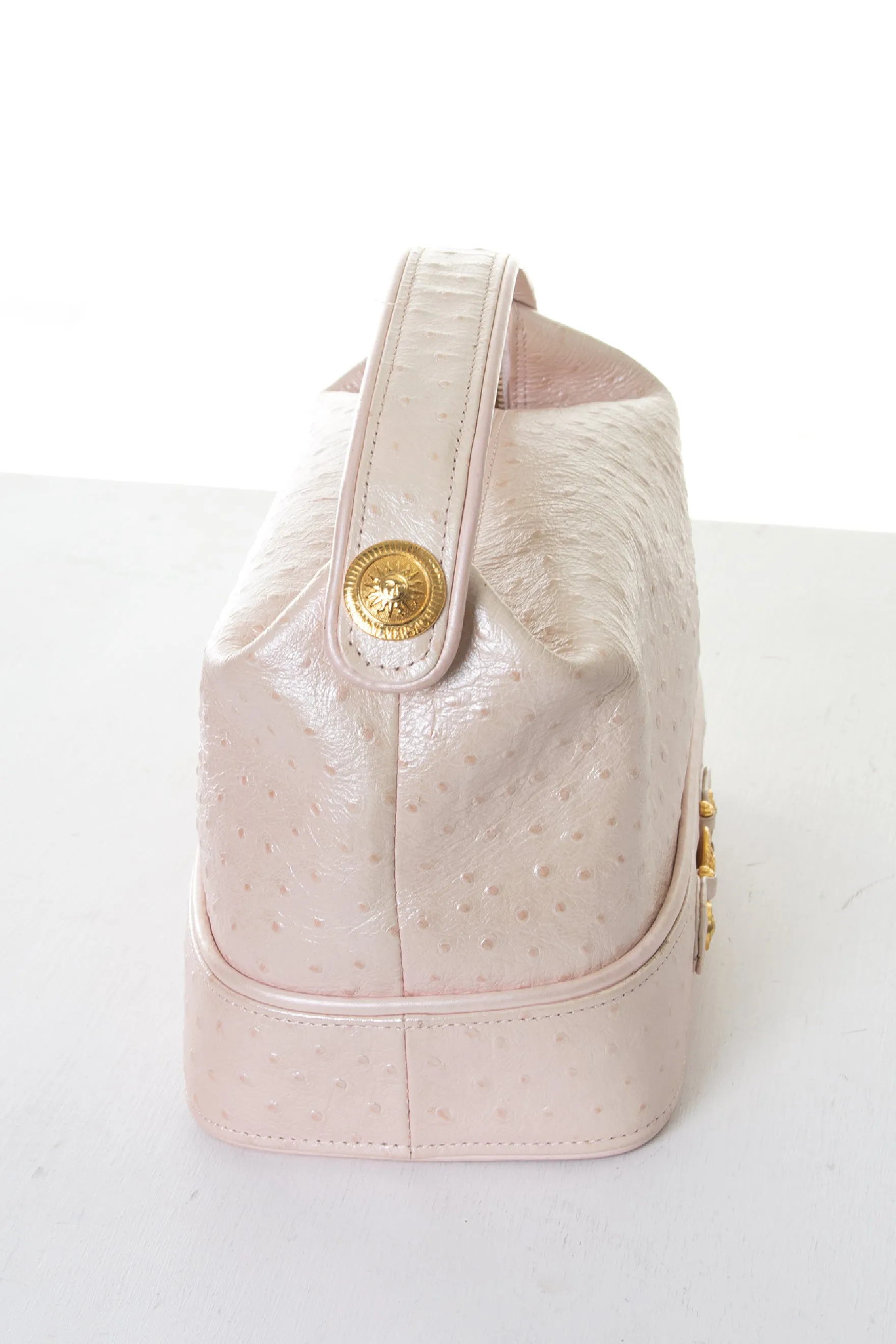 Pink Ostrich Bag