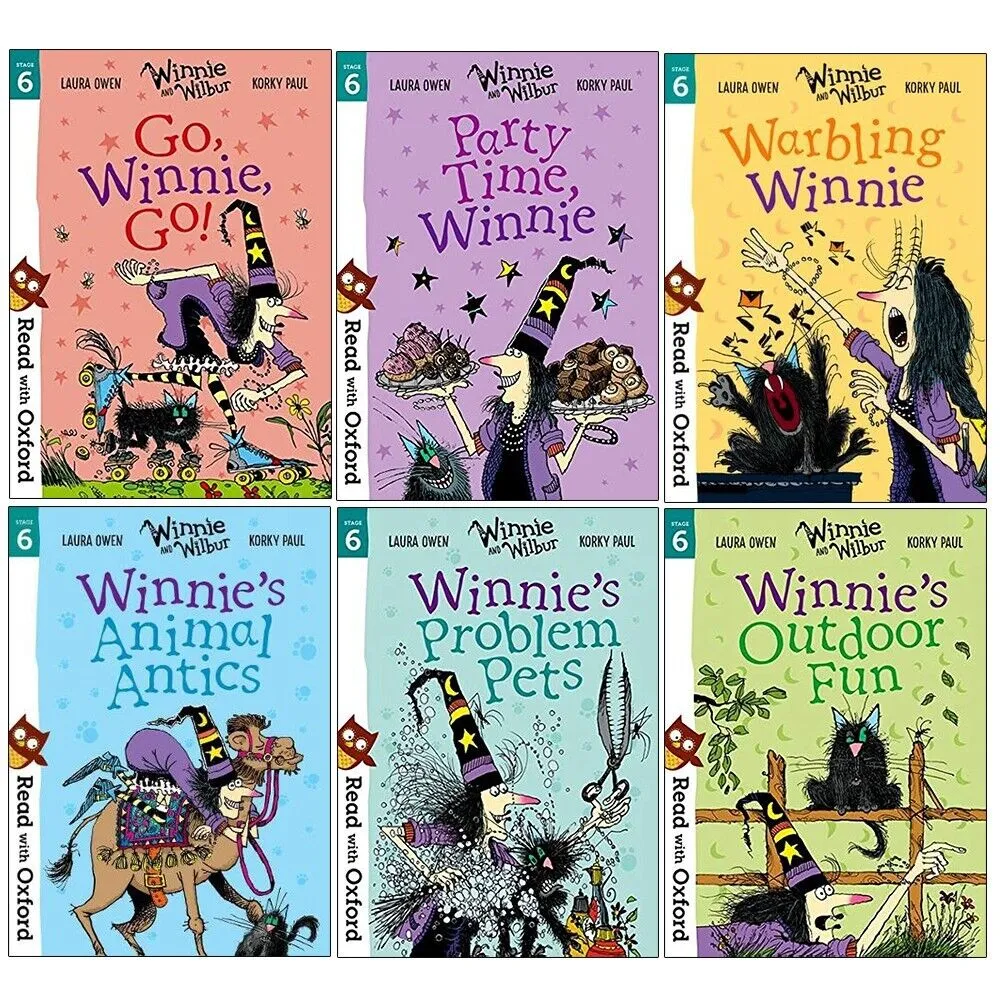 Read With Oxford Stage 6 Winnie and Wilbur 6 Books Collection Set by Laura Owen
