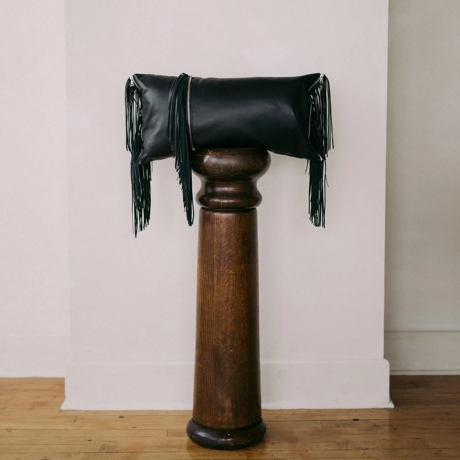 Removable Fringed Pillow