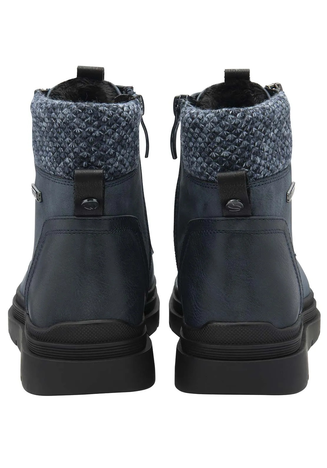 Saundra Ladies Waterproof Ankle Boot - Blue
