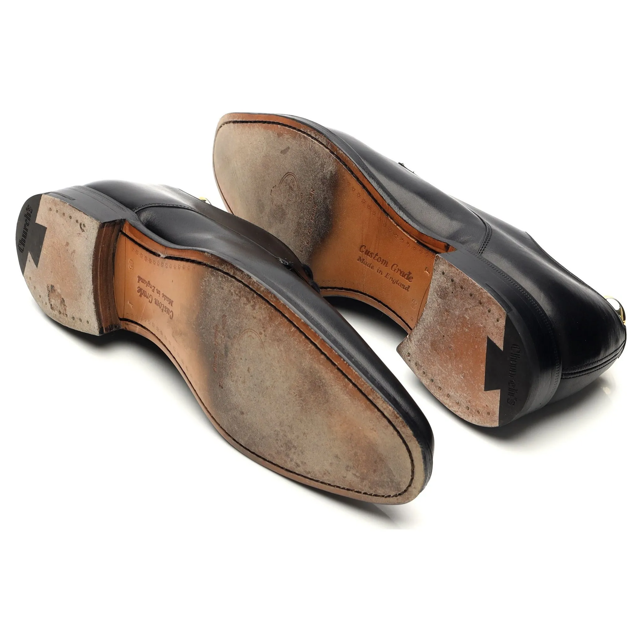'Sawley' Black Leather Derby UK 6.5 F
