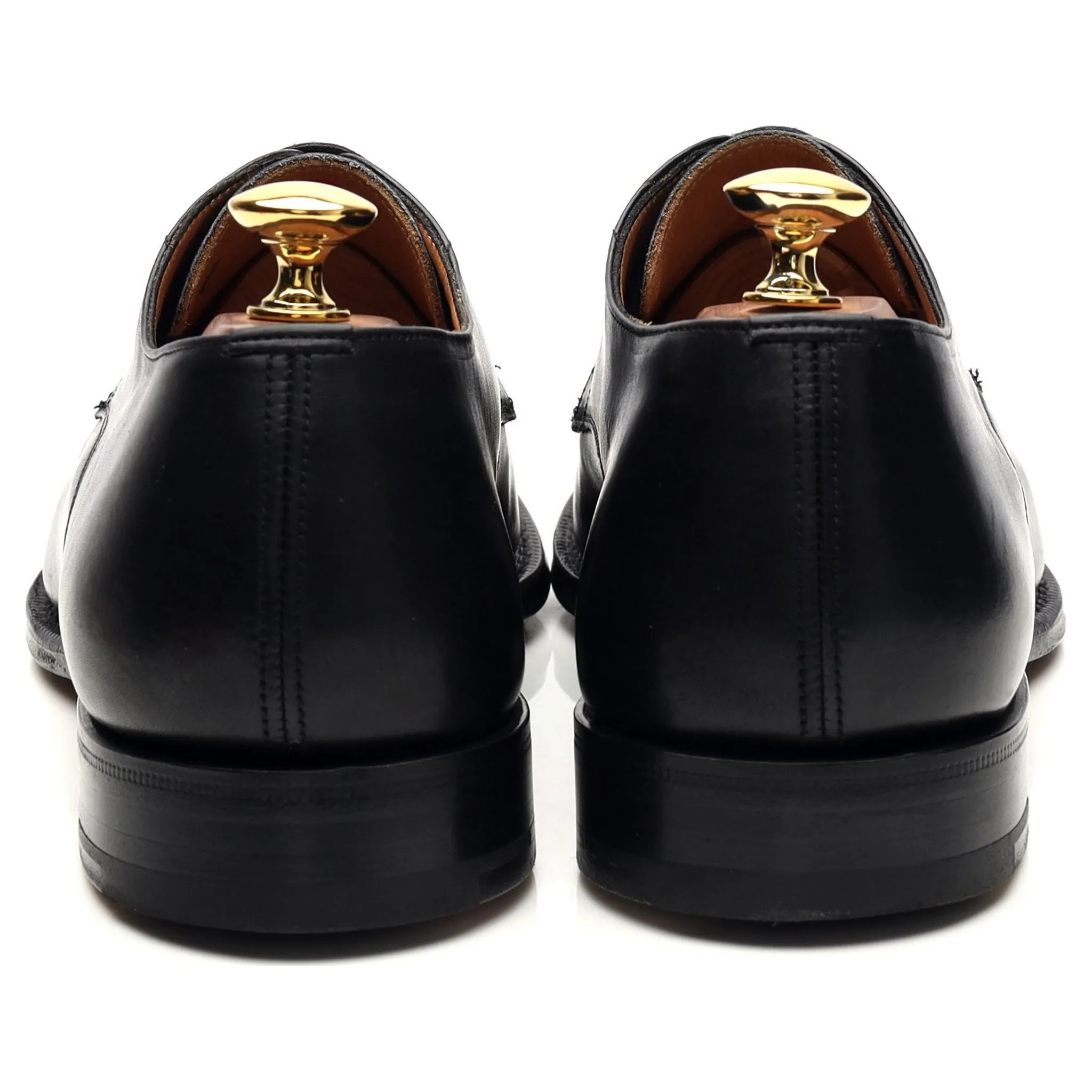 'Sawley' Black Leather Derby UK 6.5 F