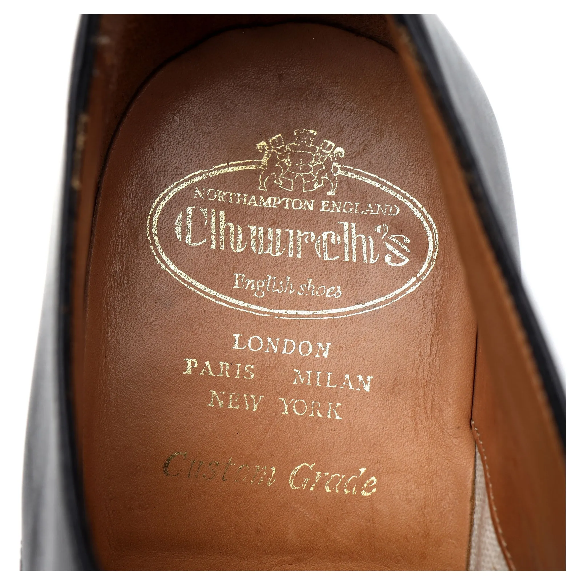 'Sawley' Black Leather Derby UK 6.5 F