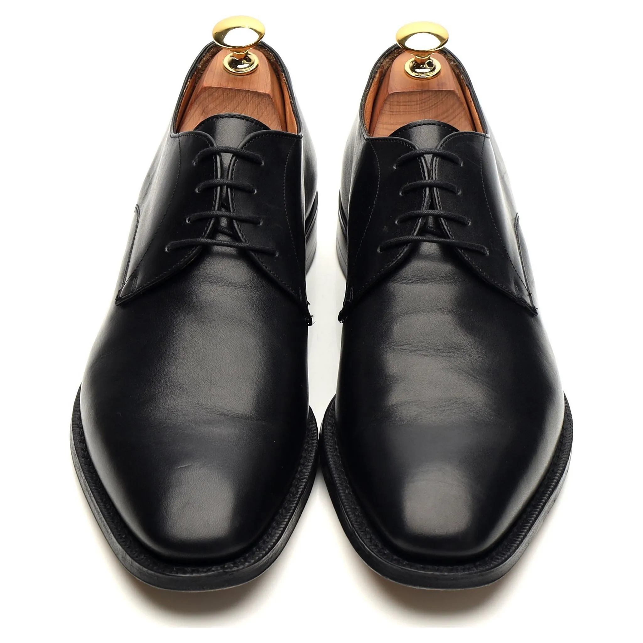 'Sawley' Black Leather Derby UK 6.5 F