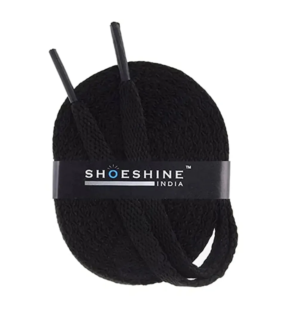 SHOESHINE Flat Shoelace (1 Pair) Red sports and sneaker shoe laces
