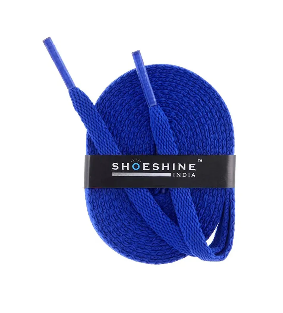 SHOESHINE Flat Shoelace (1 Pair) Red sports and sneaker shoe laces