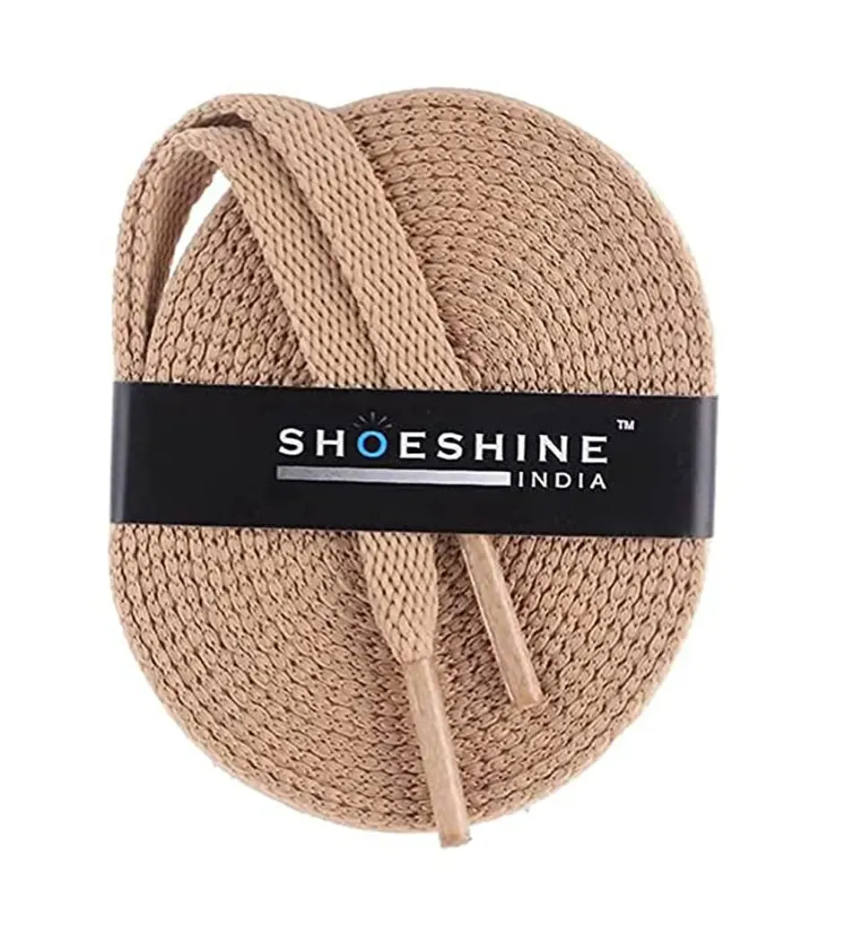 SHOESHINE Flat Shoelace (1 Pair) Red sports and sneaker shoe laces