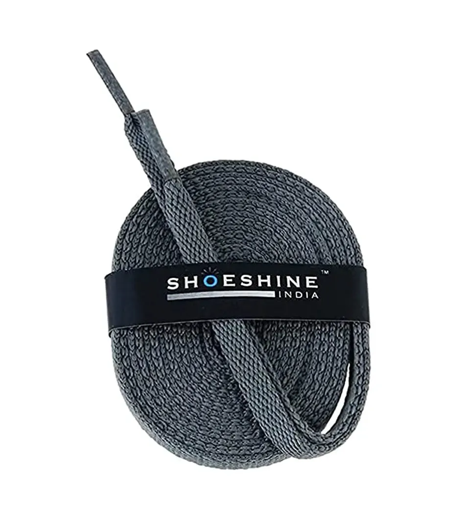 SHOESHINE Flat Shoelace (1 Pair) Red sports and sneaker shoe laces