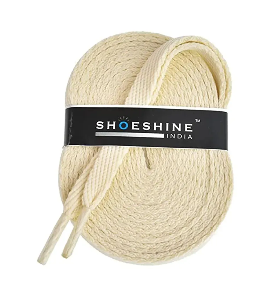 SHOESHINE Flat Shoelace (1 Pair) Red sports and sneaker shoe laces