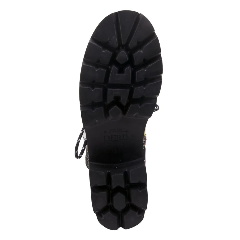 Spring Step Shoes Severe Women's Fabulous Charcoal Multi Leather Boots