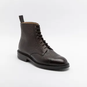 Stivale derby Crockett & Jones Coniston in pelle martellata marrone
