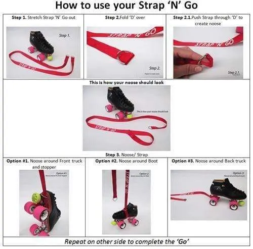 Strap 'n' Go Skate Leash : Solid Colours