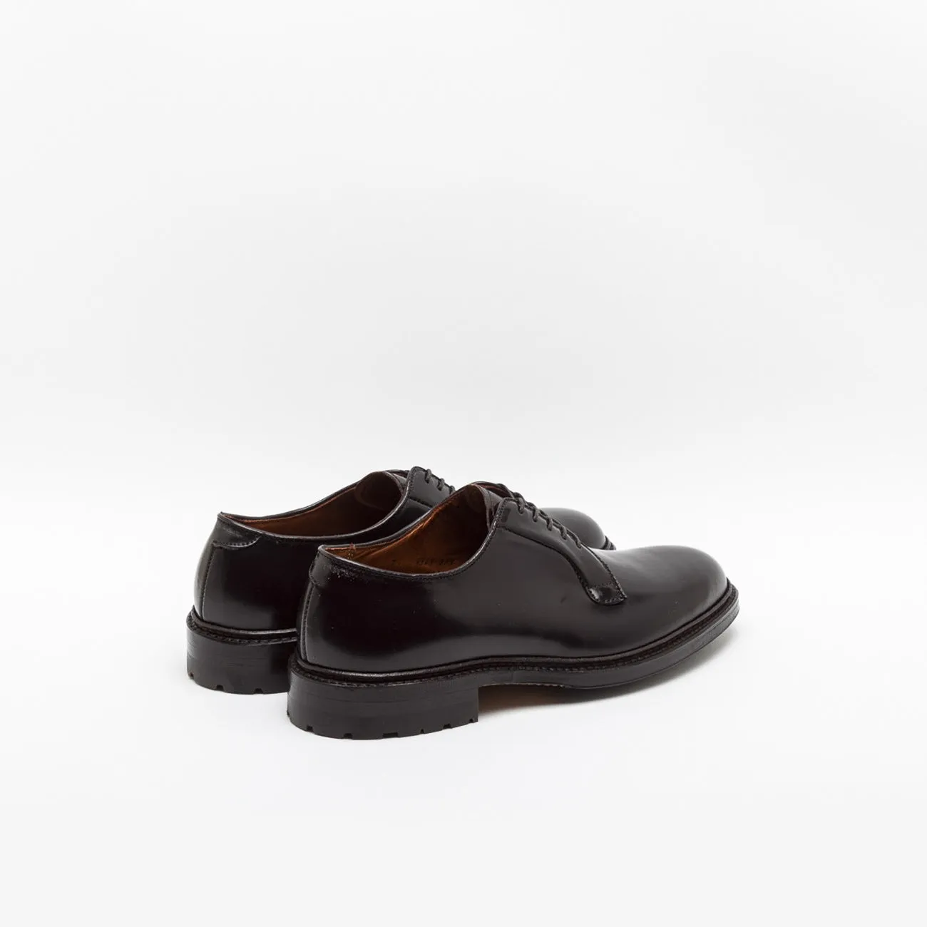 Stringata derby Alden 990 C in pelle di cavallo bordeaux