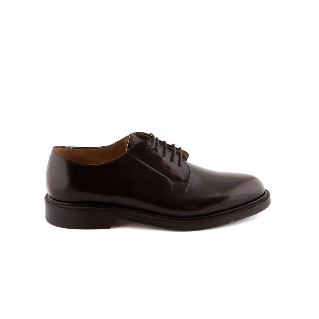 Stringata derby Cheaney Joseph & Sons Deal in pelle spazzolata marrone