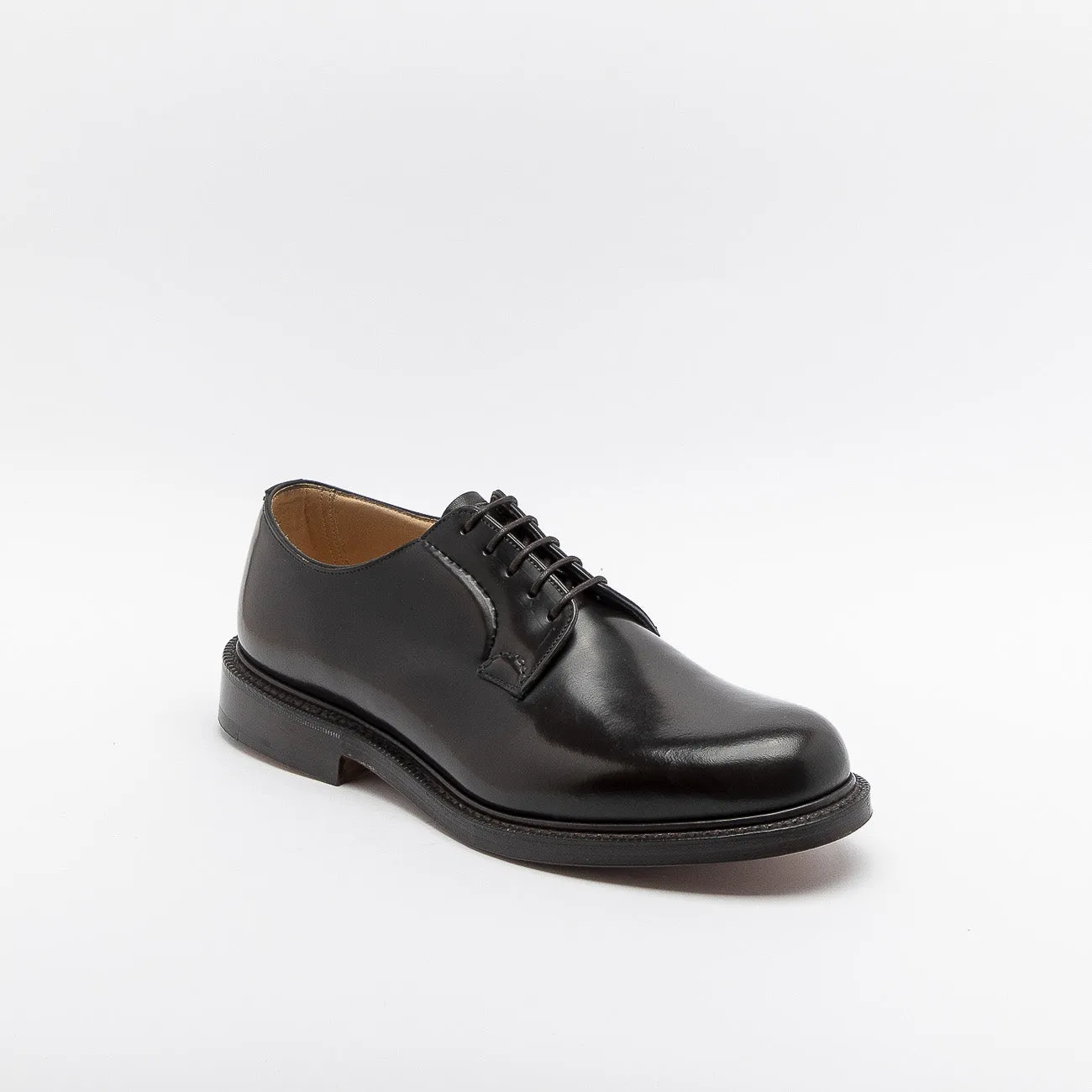 Stringata derby Church's Shannon in pelle spazzolata marrone