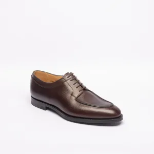 Stringata derby Crockett & Jones Hardwick in pelle martellata marrone