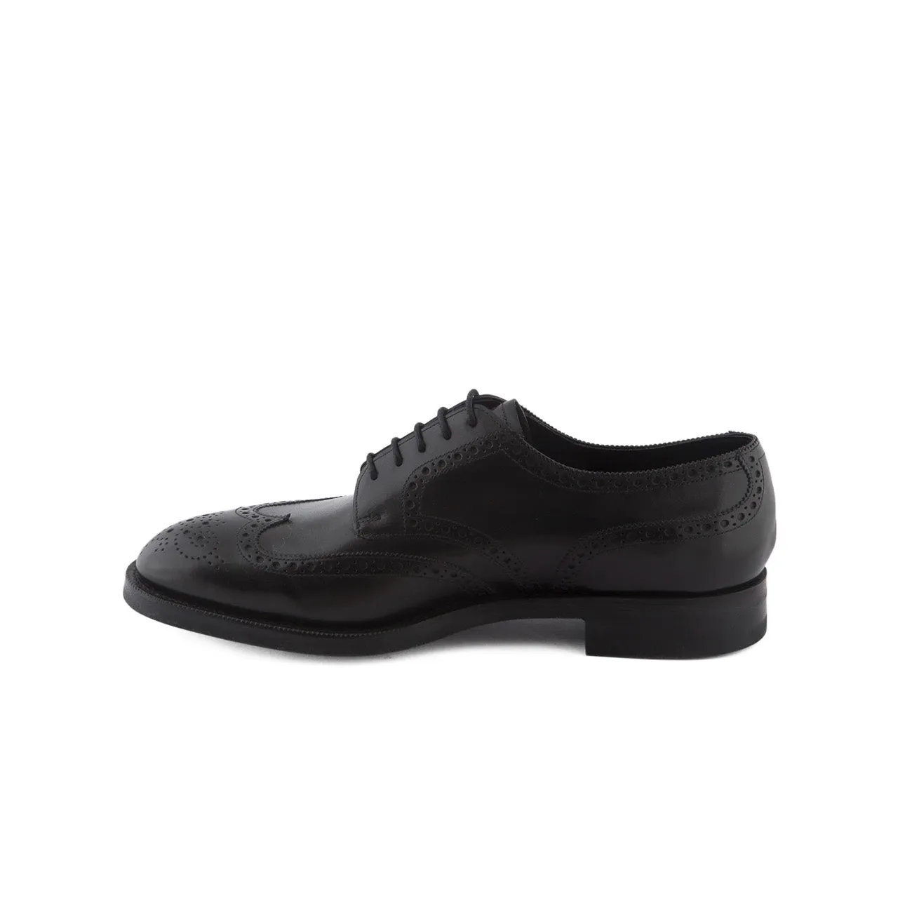 Stringata derby Edward Green Sandringham in pelle nera (Taglia 7/7.5)