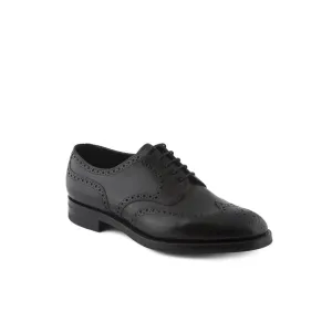 Stringata derby Edward Green Sandringham in pelle nera (Taglia 7/7.5)