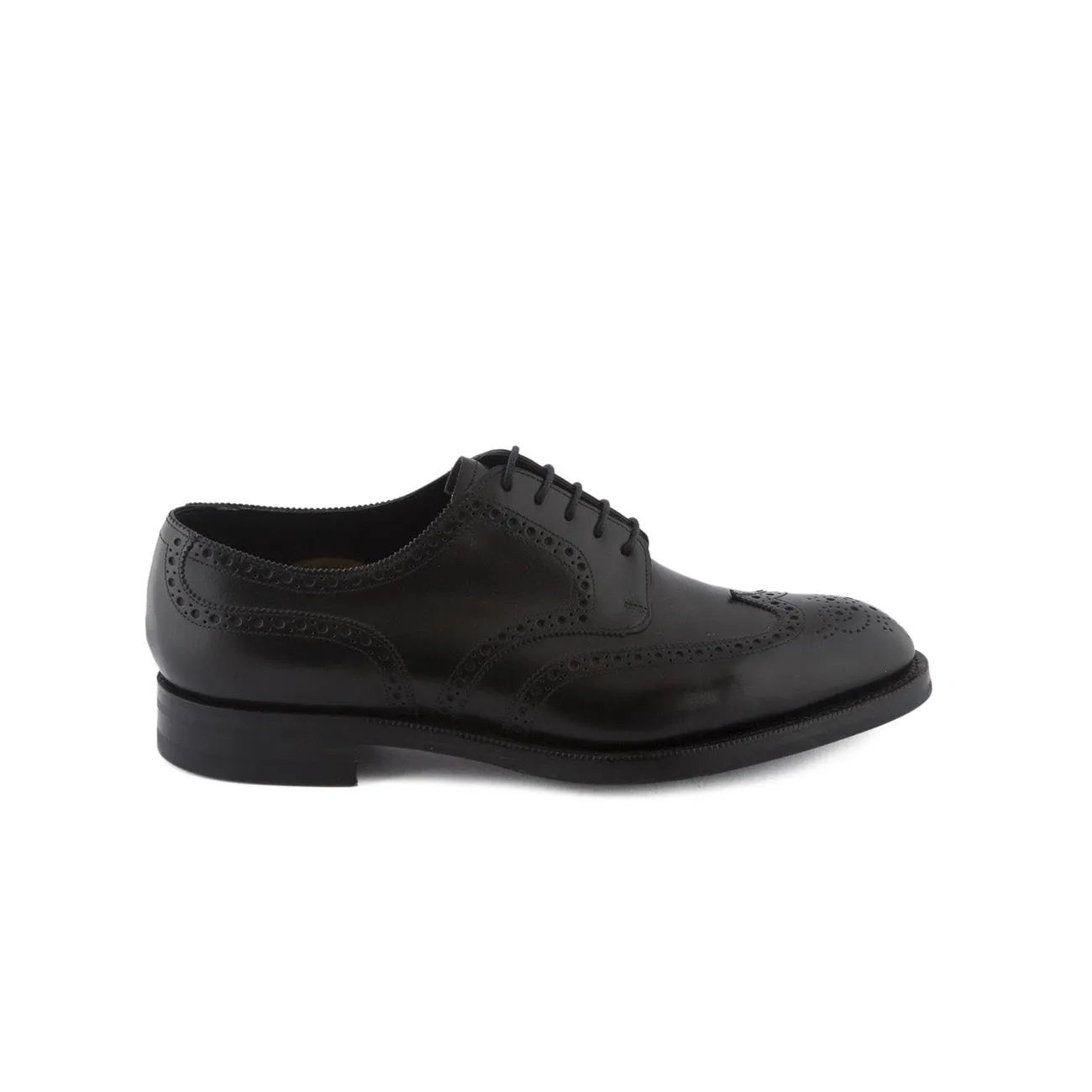 Stringata derby Edward Green Sandringham in pelle nera (Taglia 7/7.5)