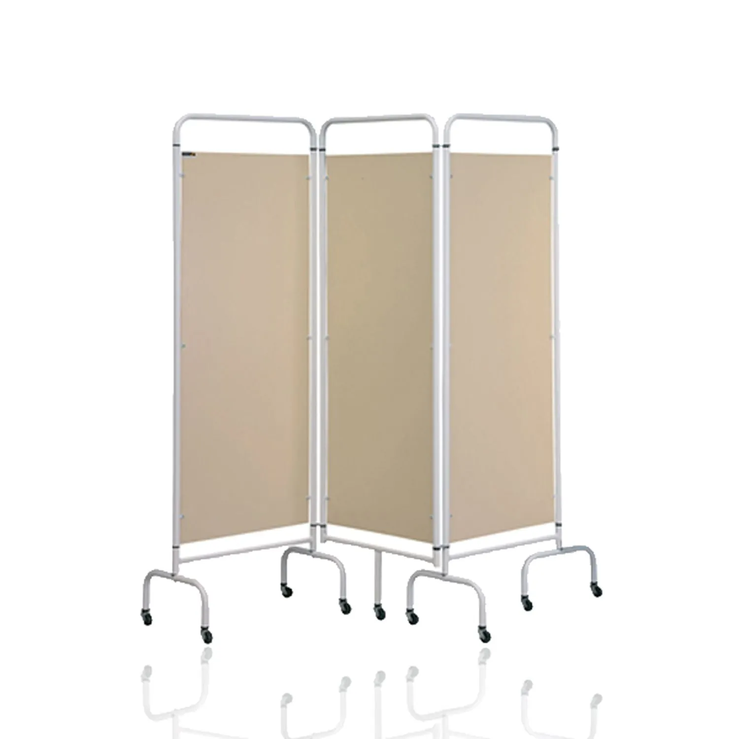 Sunflower 3 Section Mobile Folding Screen with Hygienic Disposable Curtains