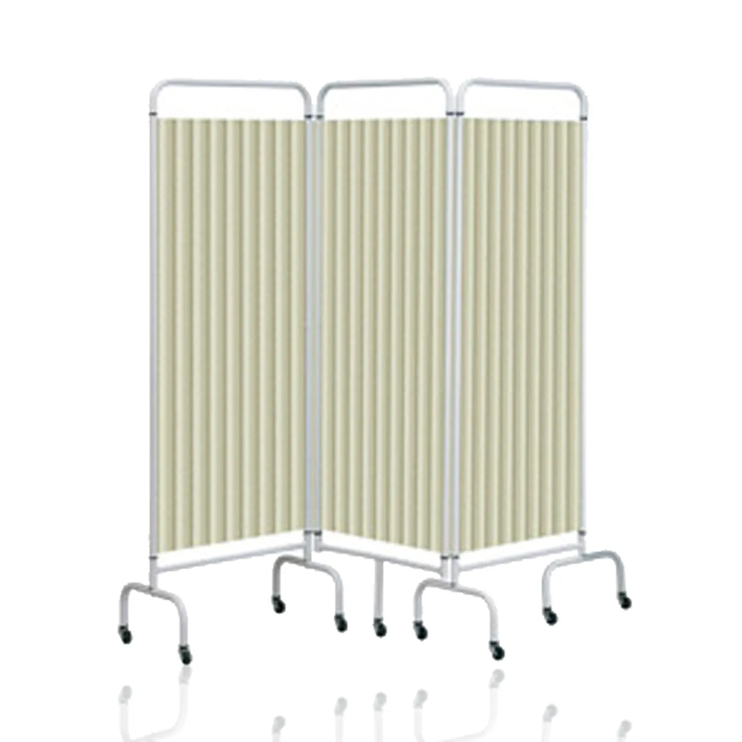 Sunflower 3 Section Mobile Folding Screen with Hygienic Disposable Curtains