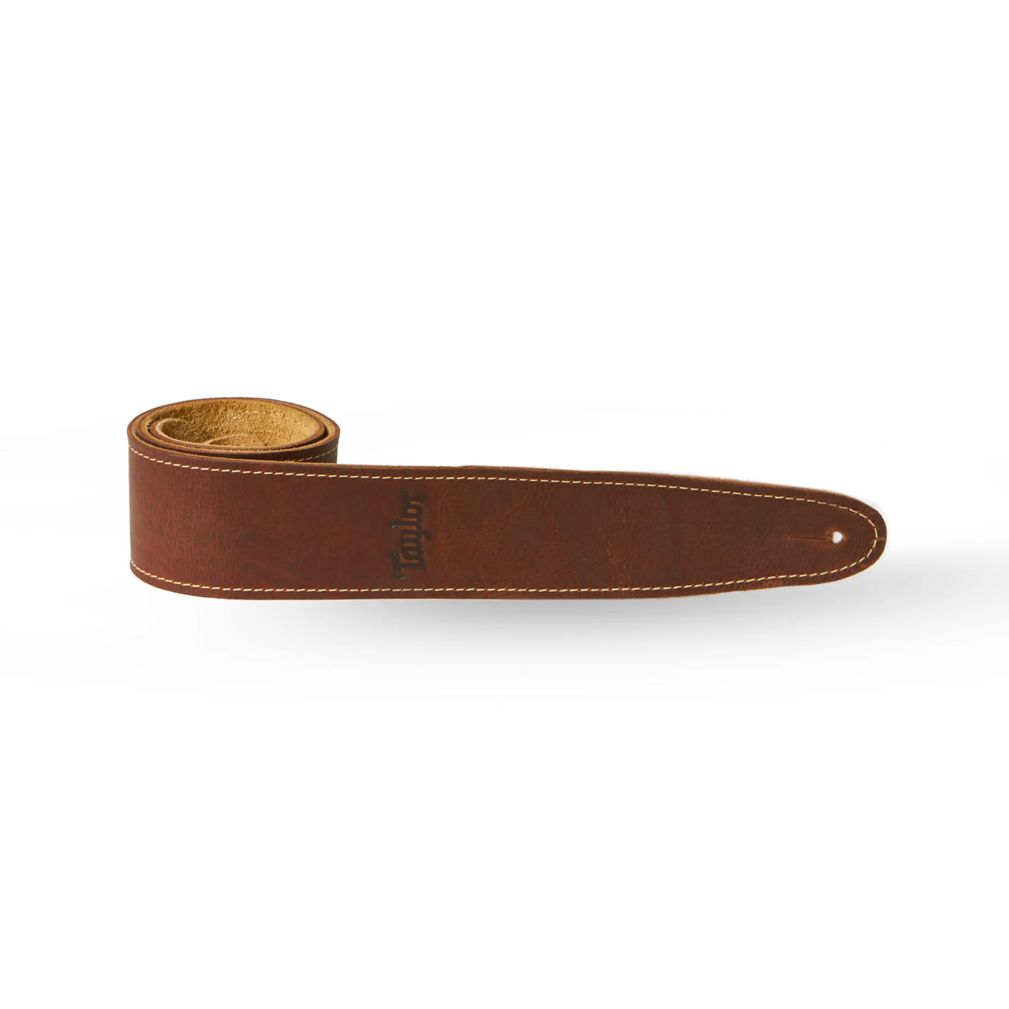 Taylor Leather/ Suede 2.5Inch Guitar Strap, Medium Brown