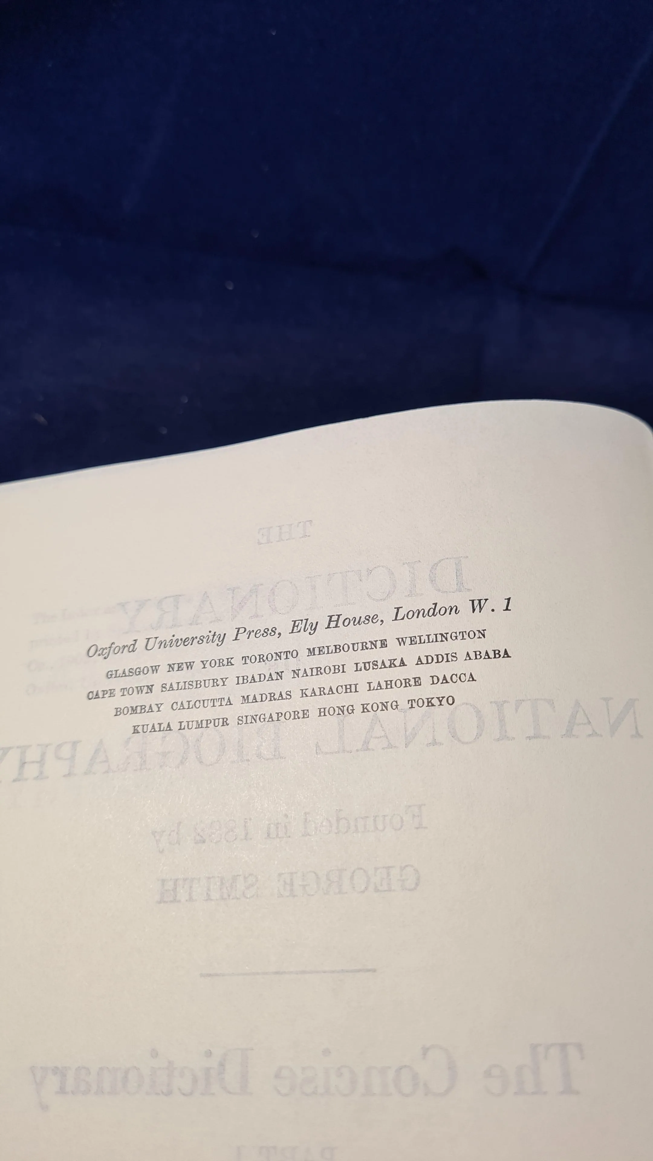 The Concise Dictionary of National Biography Part 1, Oxford University Press, 1969