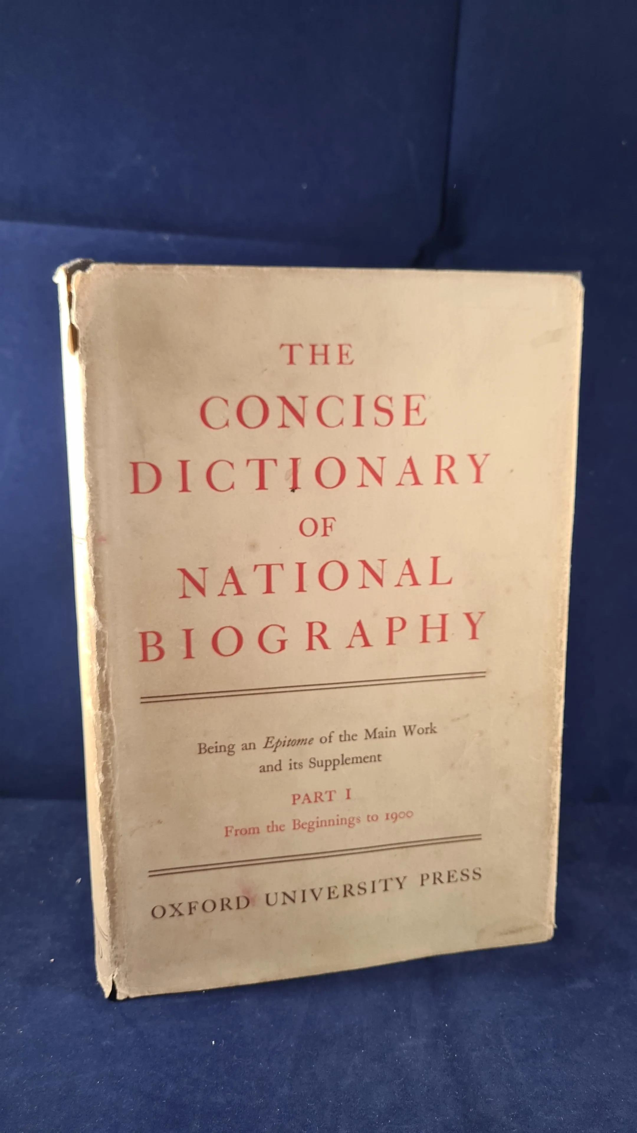 The Concise Dictionary of National Biography Part 1, Oxford University Press, 1969