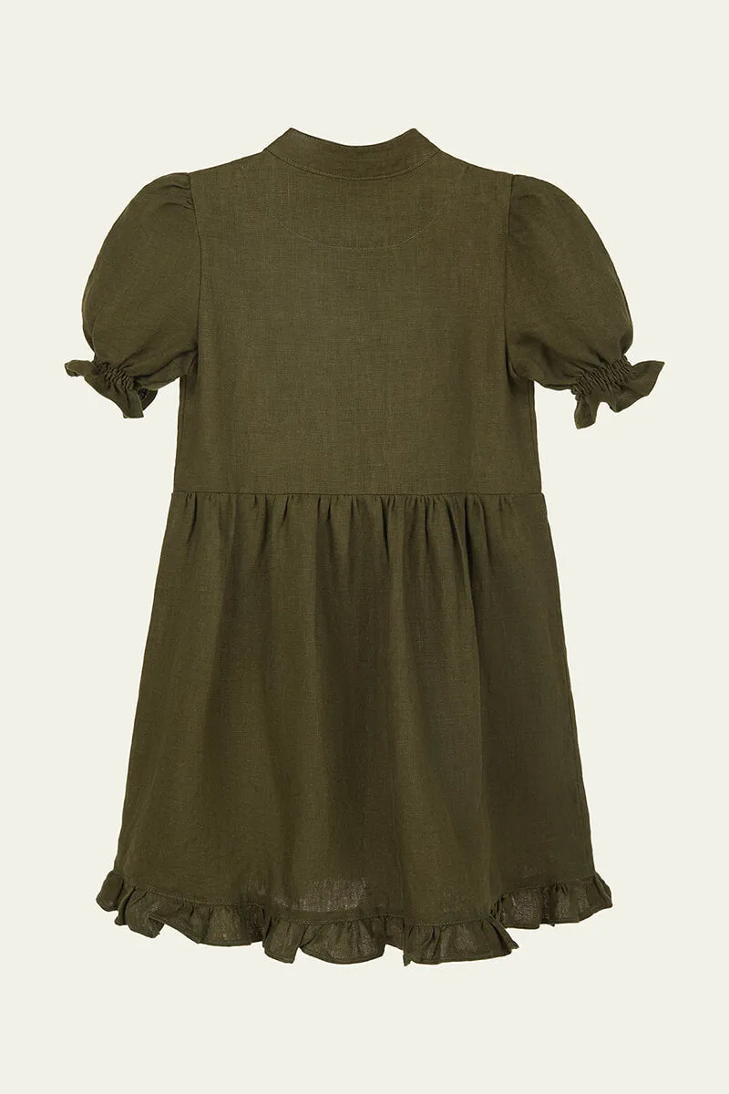 The Nell Dress - Olive