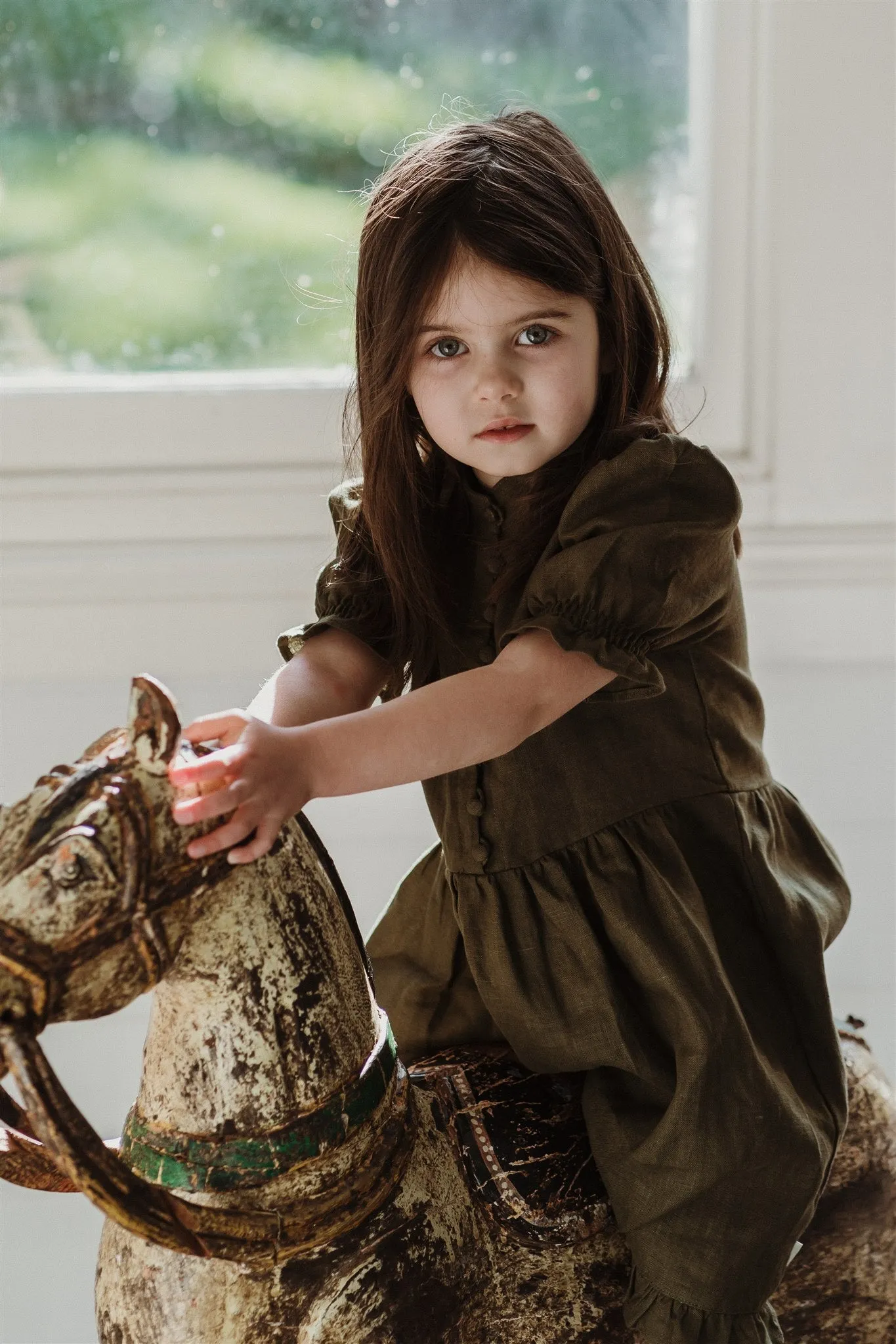 The Nell Dress - Olive