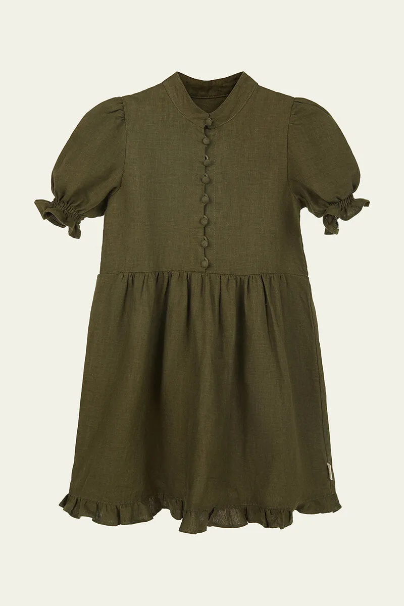 The Nell Dress - Olive
