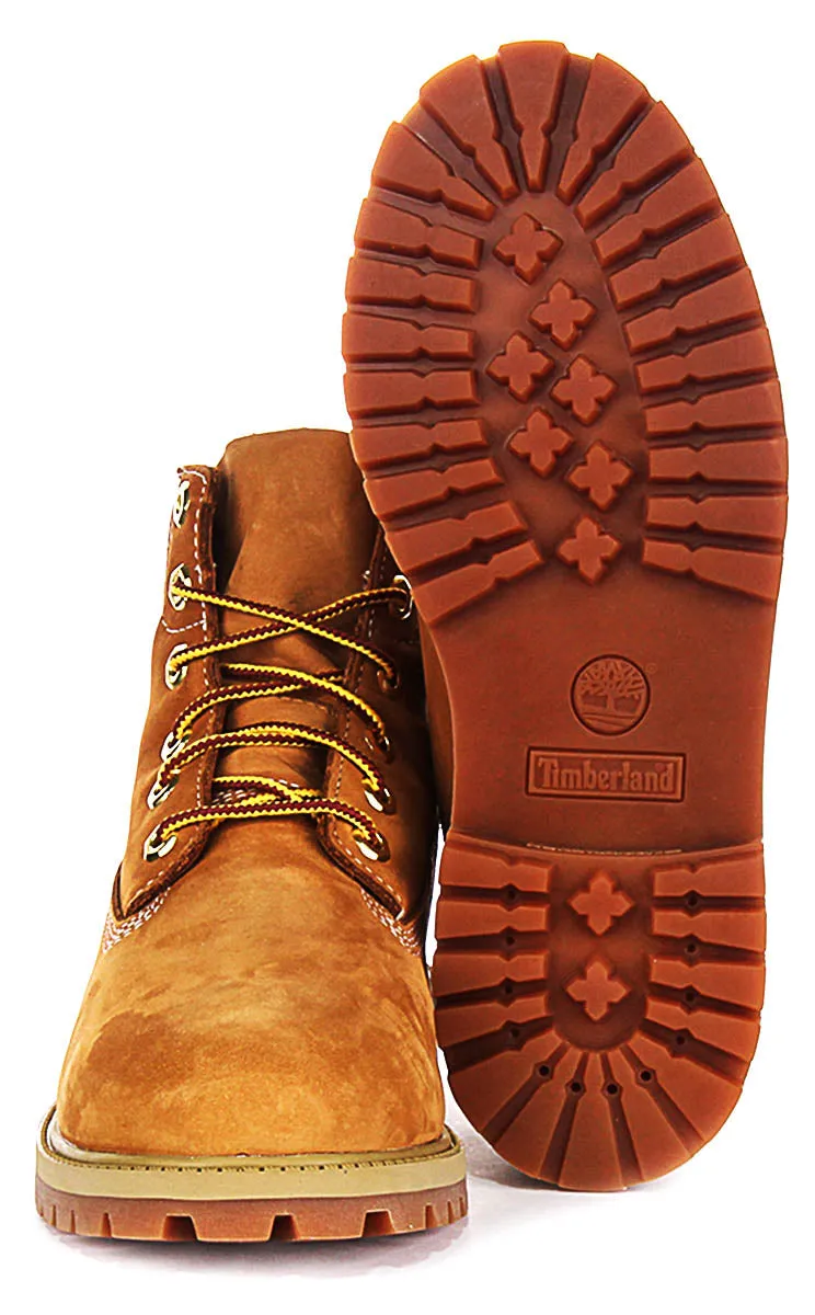 Timberland 12909 6inch Waterproof Boot In Wheat For Junior