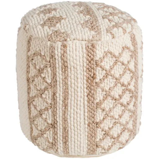 Tranquil Tundra 16H x 16W x 16D Pouf