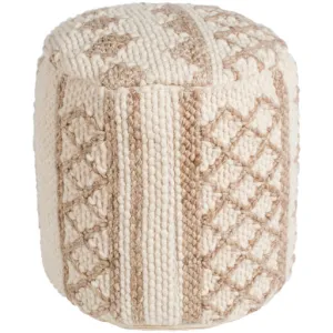Tranquil Tundra 16H x 16W x 16D Pouf