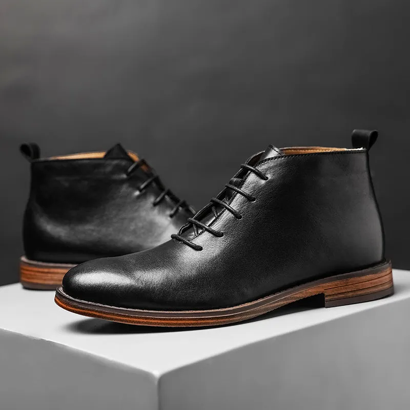 Vintage Handmade Ankle Boots for Men