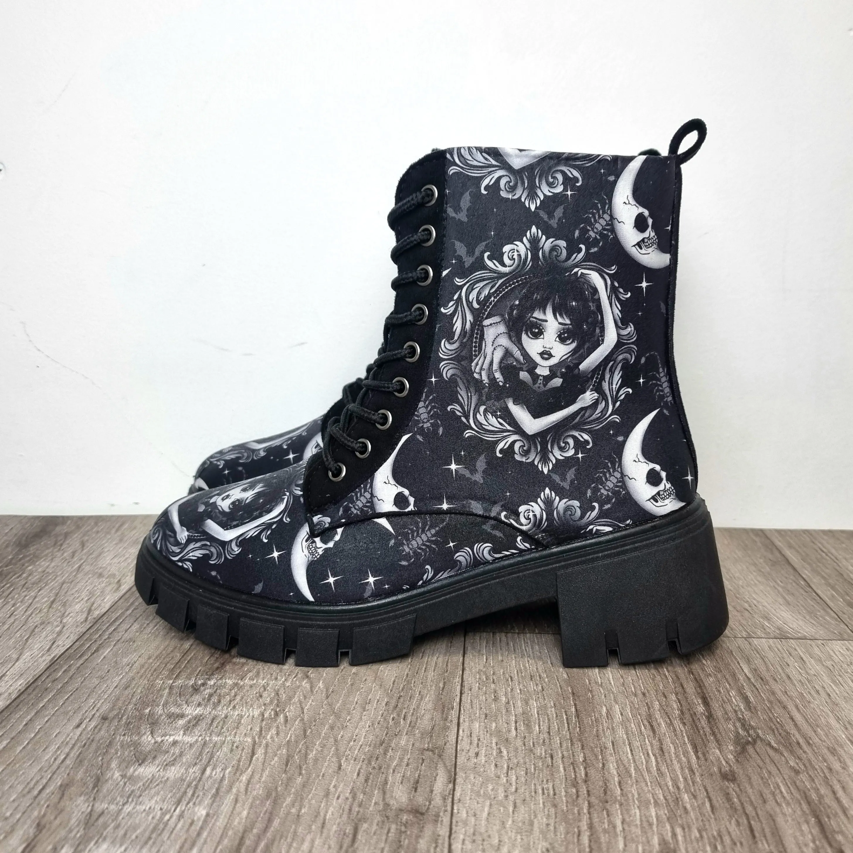 Wednesday heel ankle boots